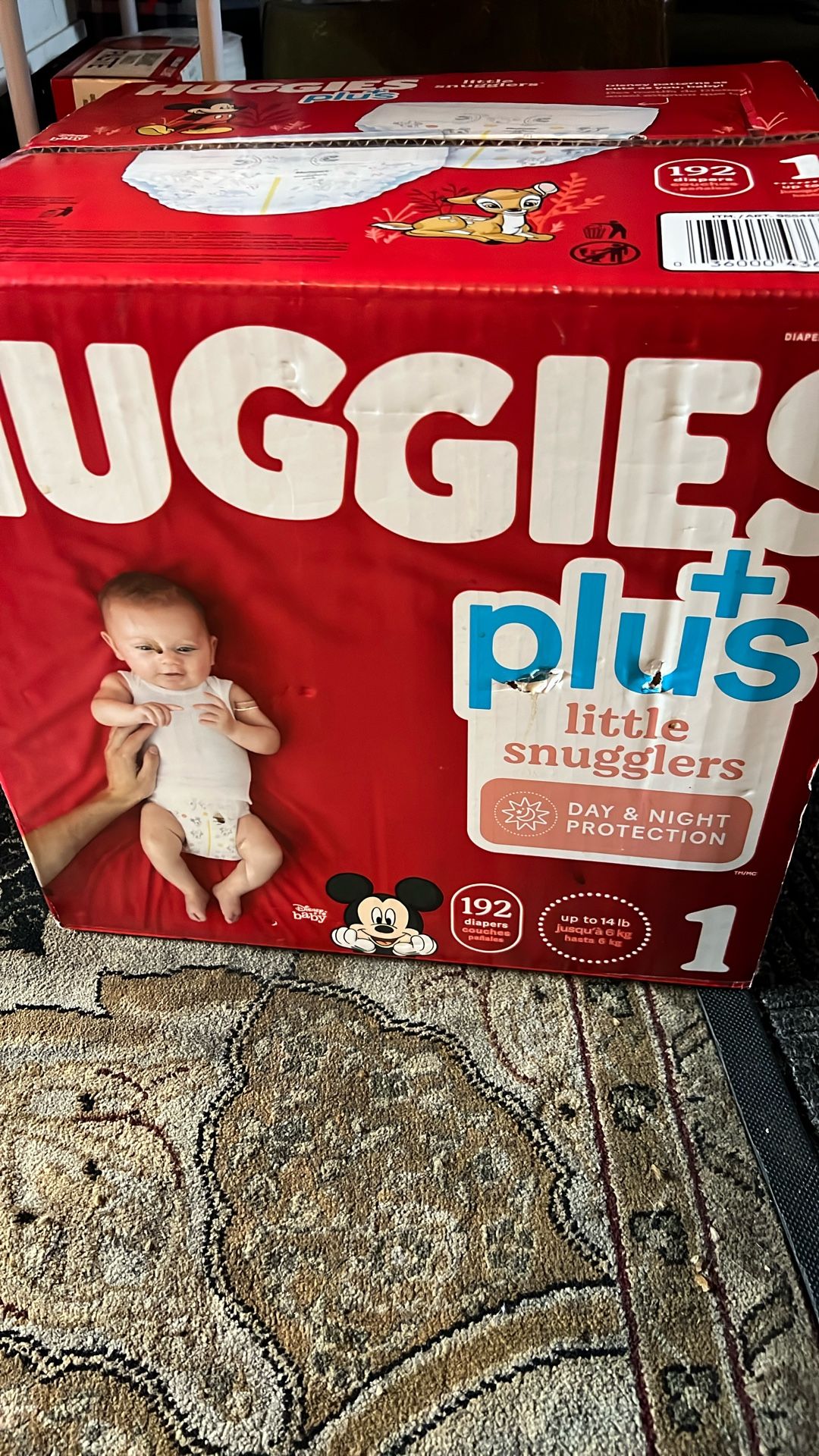 Huggies + Little Smugglers, 192 Diapers