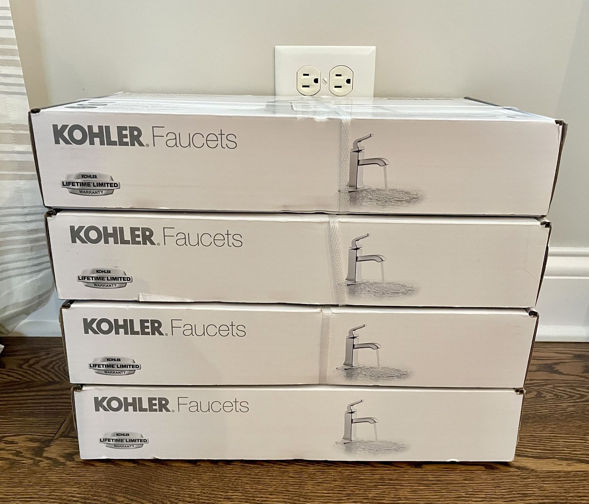 KOHLER Rubicon Single Hole Single Handle Bathroom Faucet in Polished Chrome