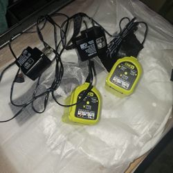 Ryobi 18volt And 40volt Battery Chargers