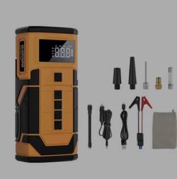 Portable Car Battery Jump Starter 10000mAh with Power Bank / USB / Pump