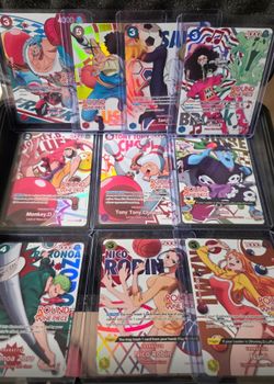 ROUND1 ONE PIECE PROMOS - FULL SET, ALL 10 STRAW HATS