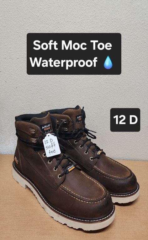 Ariat Work Boot Size 12 D SOFT MOC TOE