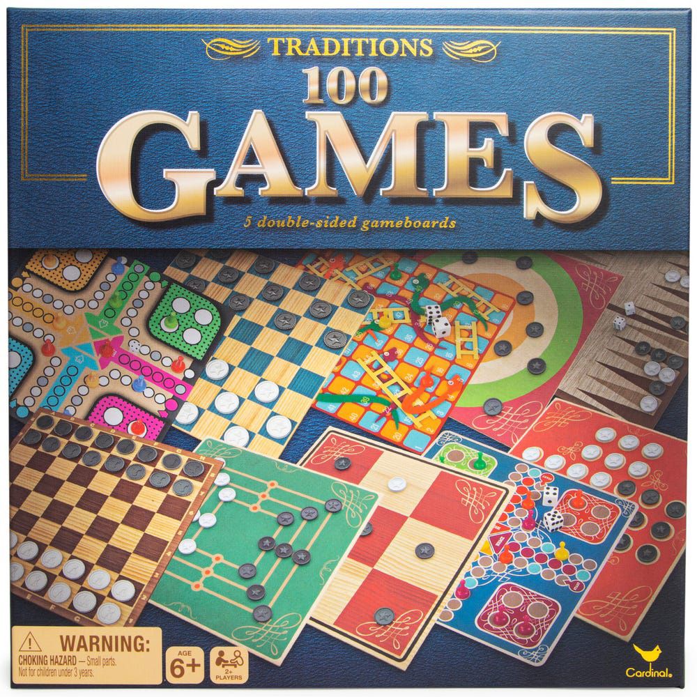 Traditions 100 Board Game Box