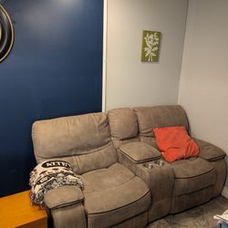 Reclining loveseat, $100