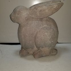 Stone Rabbit. Indoor and outdoor decor. 12" $15 value. New