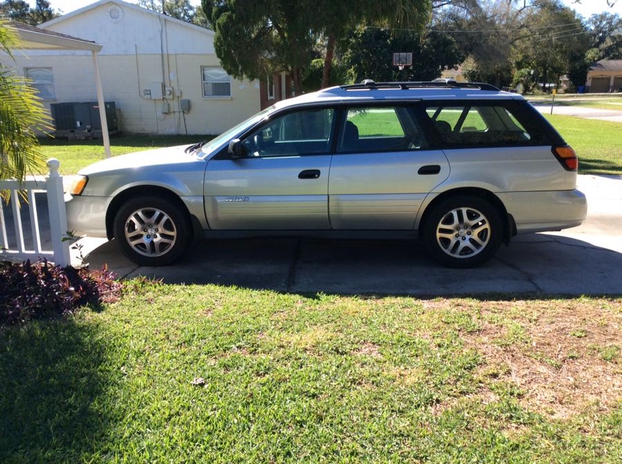 2004 Subaru Outback. 181,000 miles, runs good, excellent A/C, good tires, clean interior. 2500.00 or best offer