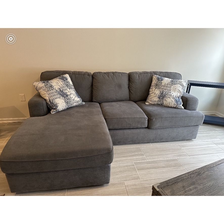 Grey Couch W/ Chaise