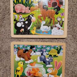 Melissa & Doug Toddler Wooden Puzzles