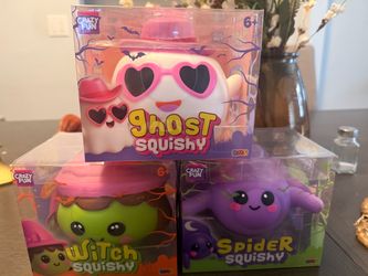 Crazy Fun Halloween Squishy Toys Set of 3