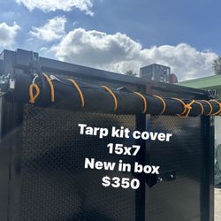 Dump Trailer Tarp Kit Cover 15x7 $350 Cash Only