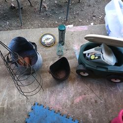 Plant stuff and bird feeders