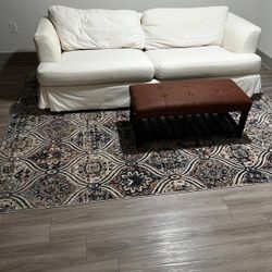 Couch Sofa Pullout Bed And Ottoman 