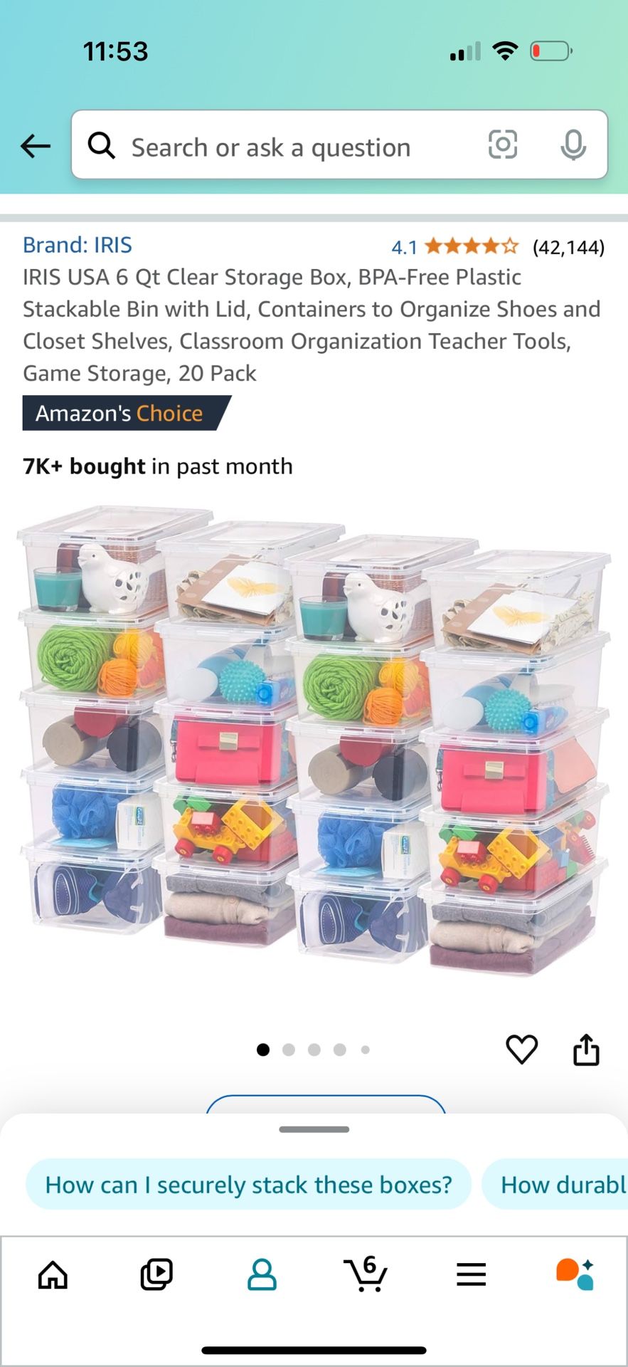 New Organizing Boxes