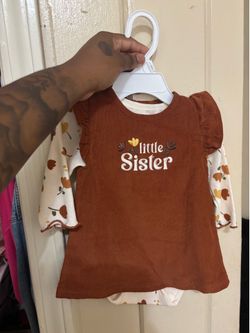 New Little Sister Dress Like Set