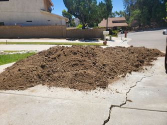 Pile of dirt great for landscaping projects!