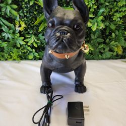French Bulldog Bluetooth Speaker Statue Wireless Dog Speaker w/ USB AUX TF