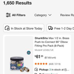 Shark Bite 90 Degree Elbow 