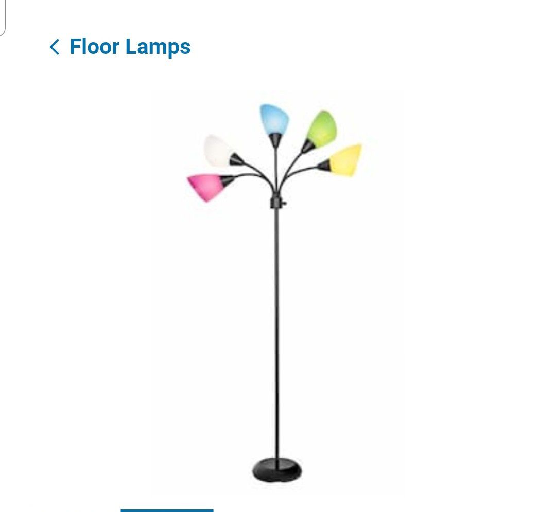 Multicolored 5 light Floor Lamp !