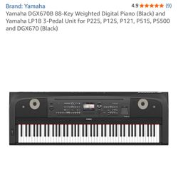 Yamaha DGX670B 88-Key Weighted Digital Piano