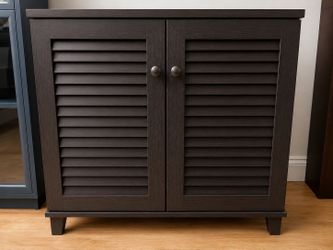 Dark Wood Storage Cabinet – $50 Each ( 3 available ; all 3 for $40 each )