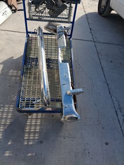 2 Old Car Bumpers Rears