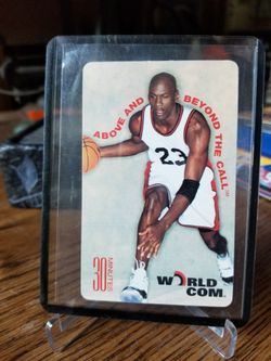 Michael Jordan 1997 WorldCom 30min Phone Card