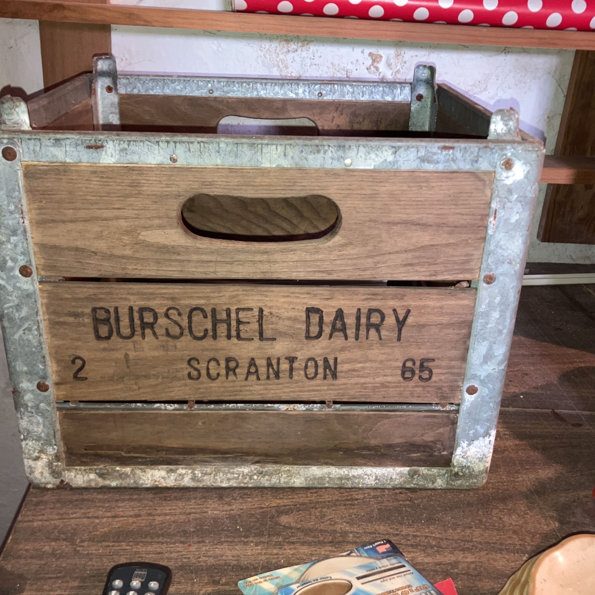 Burschel Dairy Vintage Milk, Crate