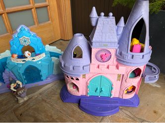 Little People Princess and Elsa Castle