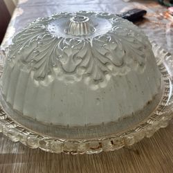 Vintage Light Cover. Maybe Well Over 100 Years Old. Not 100% Sure But My Family Has Owned The House For 54 Years.