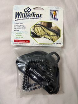 Brand new WinterTrax by Yaktrax slip on traction device for packed snow and ice