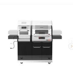 Neevo 720 Plus Propane Gas Digital Smart Grill in Black with Air Fryer Oven