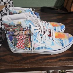 One Piece High Top Vans Brand New