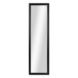 Black Over-the-Door Full Length Mirror