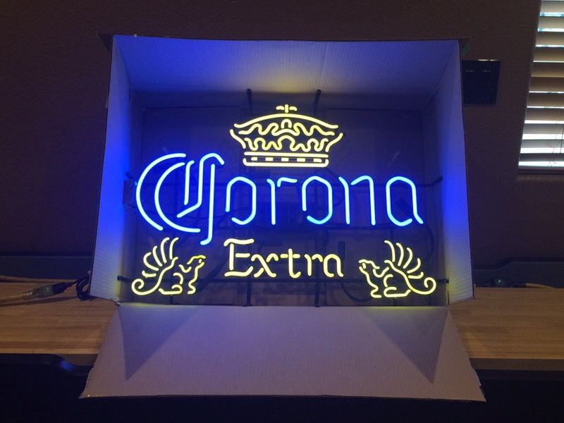 Corona Neon Sign