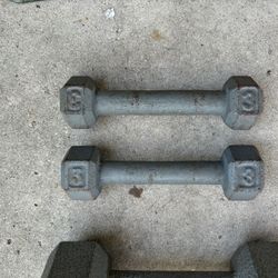 3lb Dumbbells Set