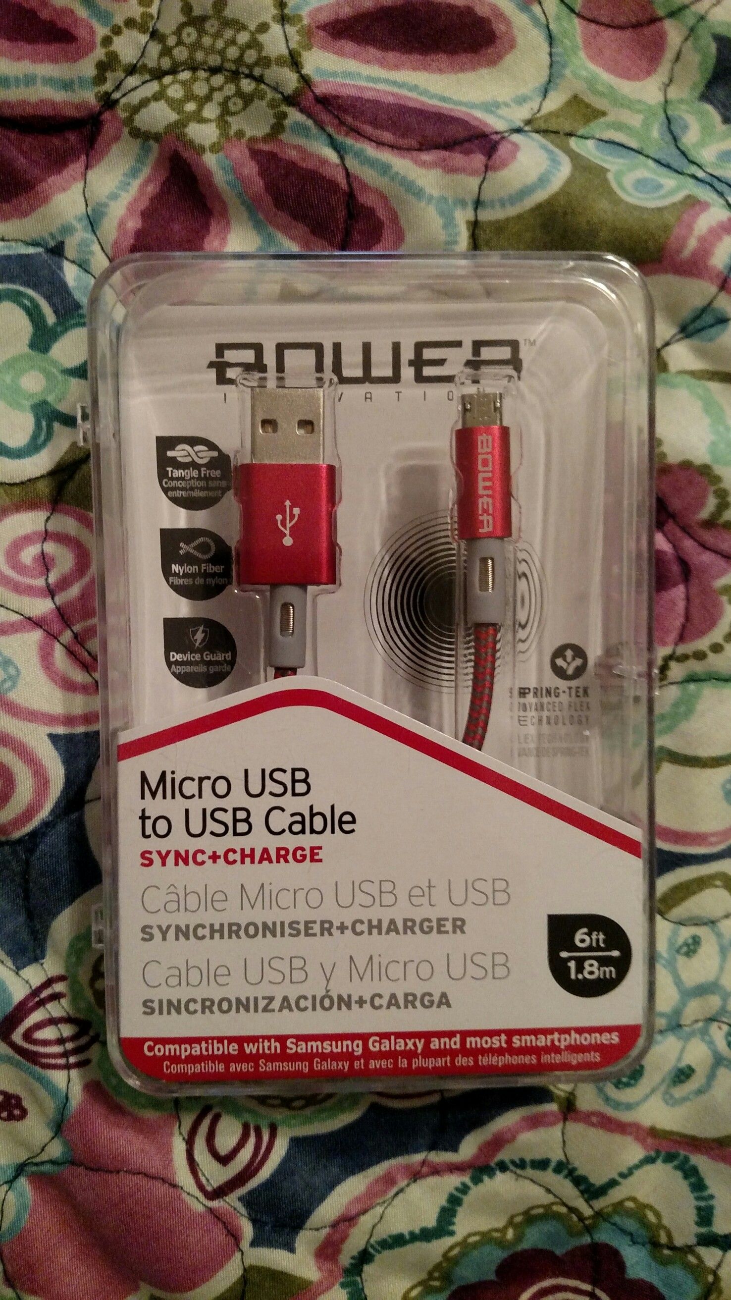 Bower Reversible Micro USB Charger