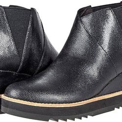 Eileen Fisher Caddy Black Embossed Size 5.5 SAVE $76.00