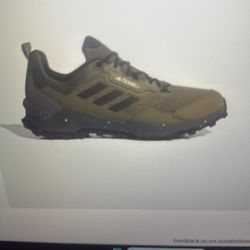 Adidas Terrex AX4 Hiking Shoes, Focus Olive Core Black Size 12 Retail $100