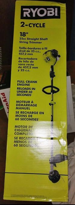 Ryobi 2 Cycle 18" 25cc Straight Shaft String Trimmer