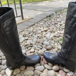 Knee High black Boots