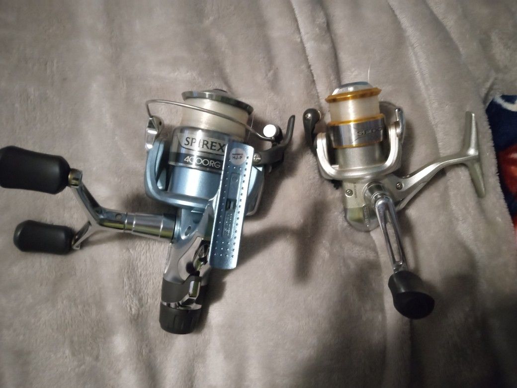 Shimano Spirex 4000RG & Shimano Sedona 1000FD Fishing Reels