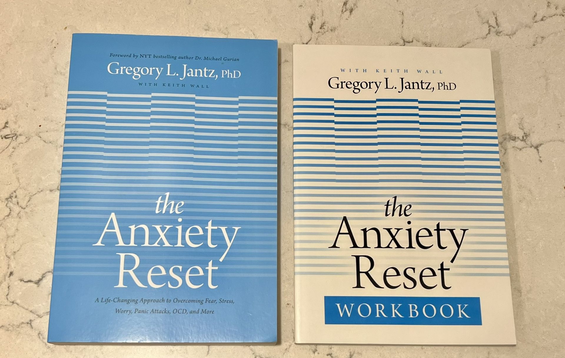 New The Anxiety Reset book and workbook by Gregory Jantz