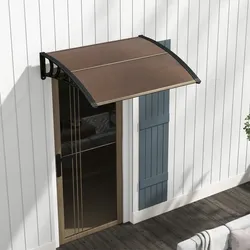 Brand New Outdoor Door & Window Awning – Brown