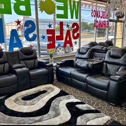 Sofá Loveseat Set Recliner Same Day Delivery 