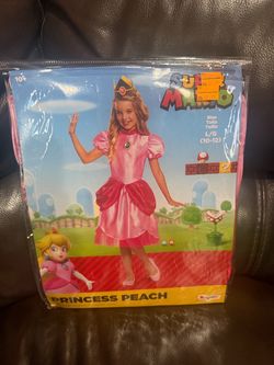 Princess peach kids large NEW