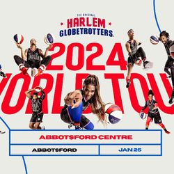 3 Harlem Globetrotters Tickets For TONIGHT