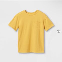 Cat&Jack Kids T-shirt Size- 2T Mustered Yellow 