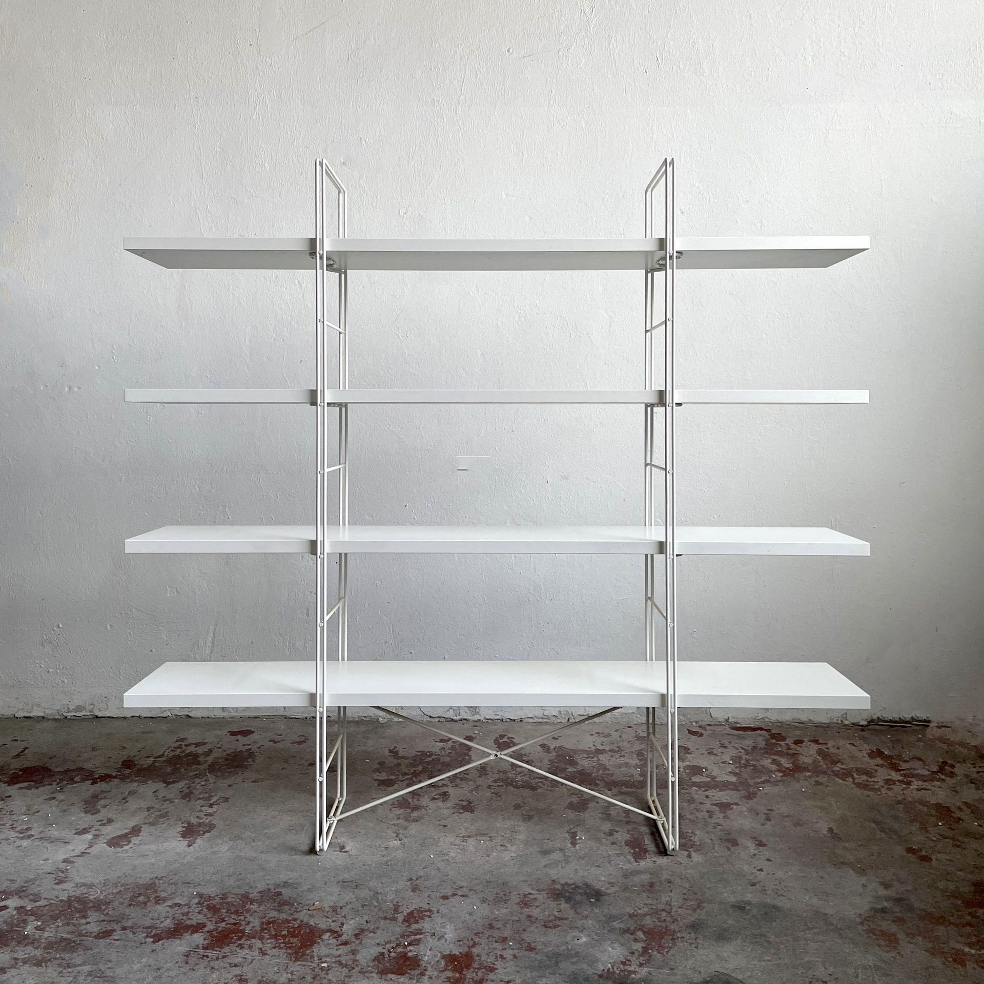 【I.k】IKEA ENETRI シェルフ　White✖️White Ikea (vintage) Enetri shelf, white | Pre-used design | Franckly