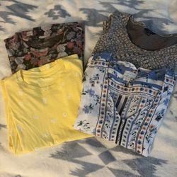 Lucky Brand Women’s T-Shirt Bundle Size M