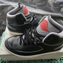 Air Jordan 2 Retro Black Cement 9m